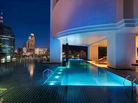 Pernottamento - Millennium Hilton Bangkok - Vista della piscina - Bangkok
