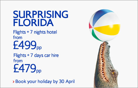 Surprising Florida Book by 30 April. Book now.